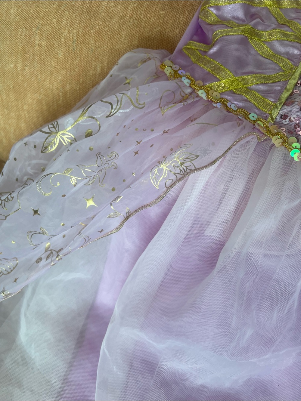 Repunzel dress Disney size 4 tangled - Picture 4 of 10